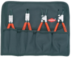 Комплект щипцов для стопорных колец, 4 предмета Knipex KN-001956