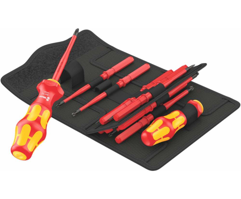 Набор VDE отверток SL PH SQ TX XENO Wera Kraftform Kompakt Turbo i Imperial 1 WE-057485