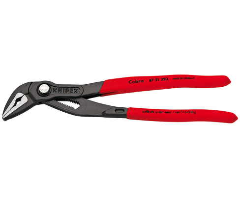KNIPEX Cobra ES сантехнические клещи, особо тонкие KN-8751250SB в блистере