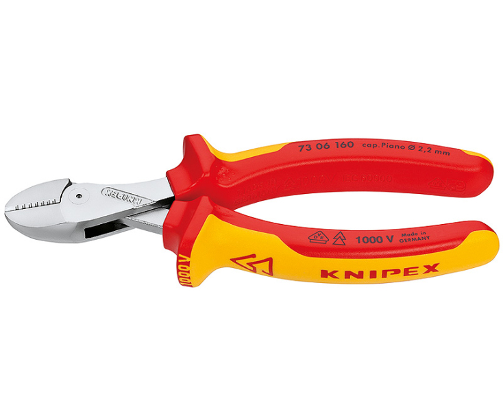 KNIPEX X-Cut VDE компактные кусачки боковые с высокой передачей усилия KN-7306160