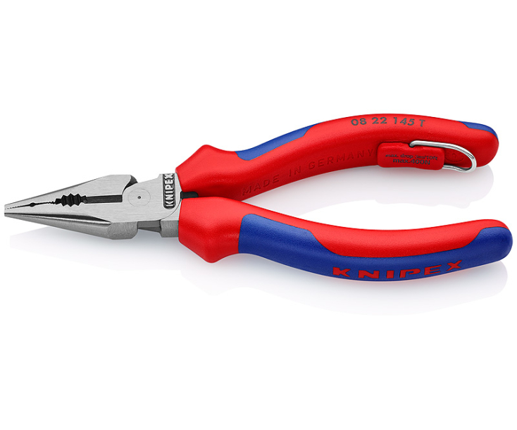 Пассатижи удлиненные со страховочным креплением Knipex KN-0822145T