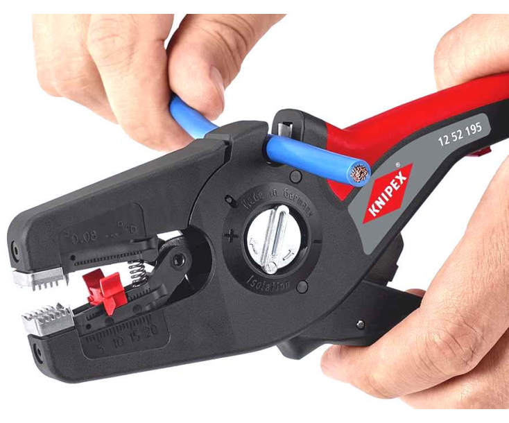 Автоматический стриппер PreciStrip16 с параболическими ножами Knipex KN-1252195