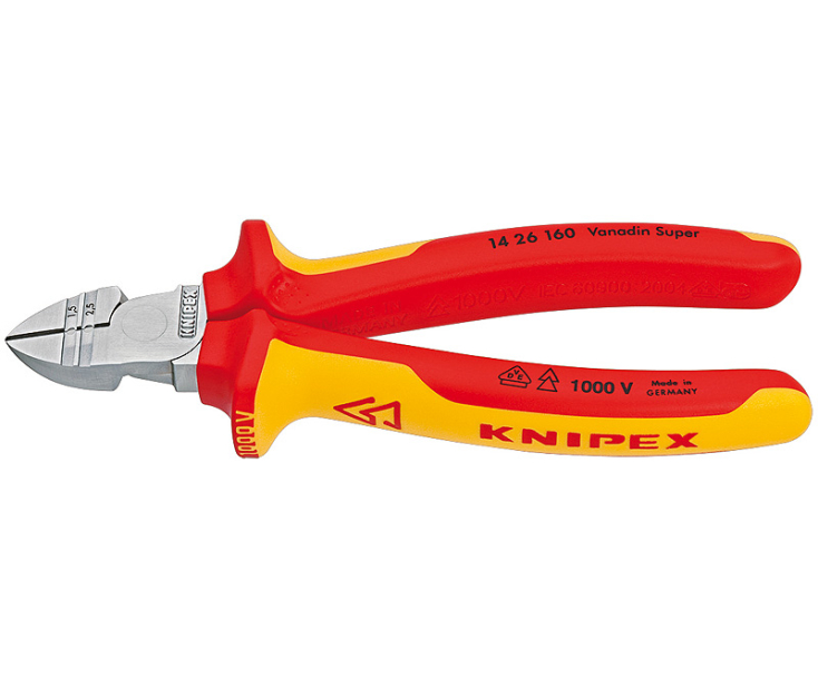 Кусачки боковые для удаления изоляции VDE Knipex KN-1426160