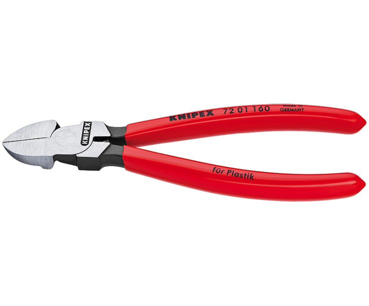 Кусачки боковые для пластмассы Knipex KN-7201180