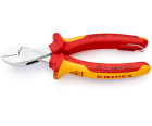 KNIPEX X-Cut VDE компактные кусачки боковые с высокой передачей усилия KN-7306160T со страховочным креплением