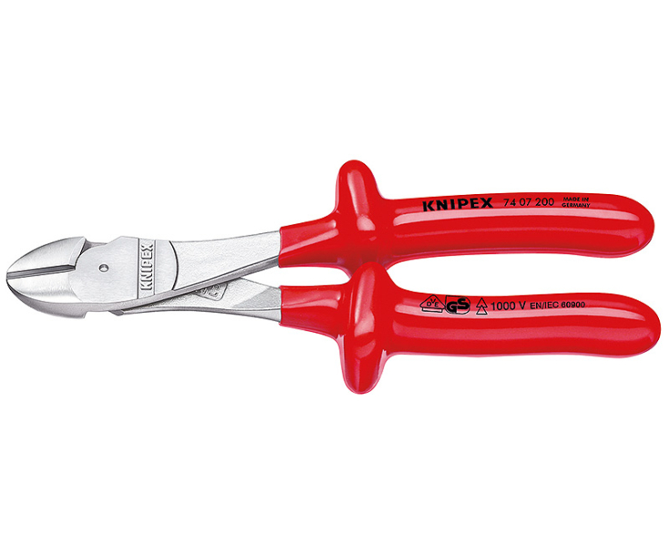Кусачки VDE боковые особой мощности Knipex KN-7407200