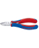 Кусачки боковые для электроники Knipex KN-7702135Н c запрессованным лезвием из твердых сплавов