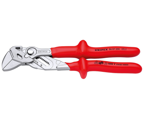 Клещи переставные-гаечный ключ VDE Knipex KN-8607250