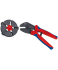 Обжимные клещи KNIPEX MultiCrimp с магазином для смены плашек и 3 профилями обжима KN-973301