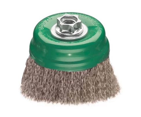 Щетка чашечная гофрир. нерж. Ø100 мм Lessmann 426 367