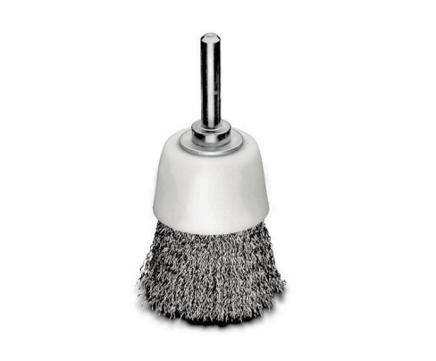 Щетка чашечная плоскостная нерж. гофр. Ø40 мм Lessmann 434 355