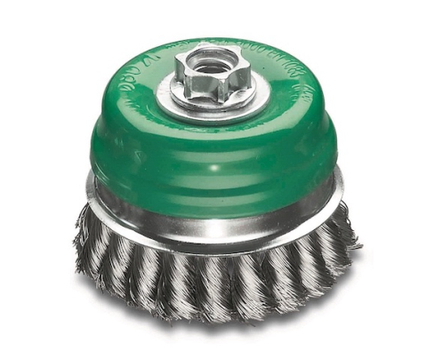 Щетка чашечная жгутовая нерж. Ø65 мм Lessmann 482 817