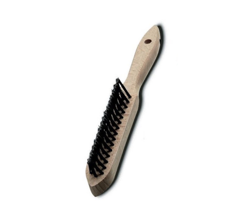 Щетка трехрядная для угловых швов, стальная проволока 0,35 мм Lessmann 120 801