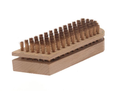 Щетка шестирядная для бейцевания, бронз. гофр. 0,15 мм  Lessmann 144 311