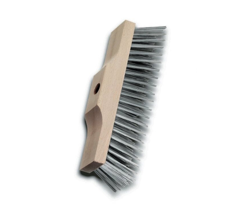 Щетка для метлы шестирядная, стальная проволока 0,50 мм  Lessmann 146 201