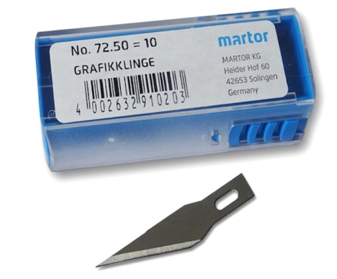 Сменное лезвие для графических работ Martor 72.50 (упаковка 10 шт.)