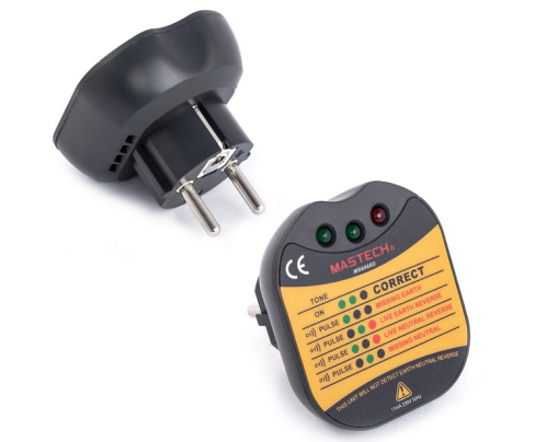 Тестер для евророзеток Mastech MS6860D