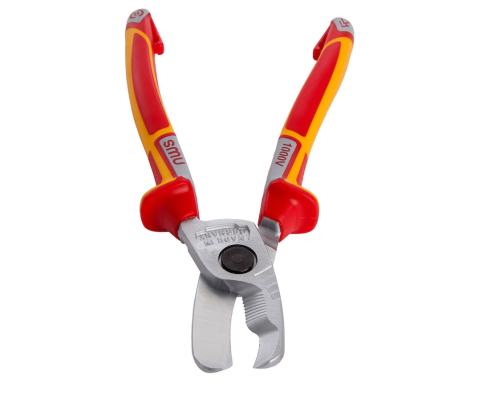 Кабелерез диэлектрический VDE 210 мм NWS 043-49-VDE-210 хромированный с покрытием SoftGripp