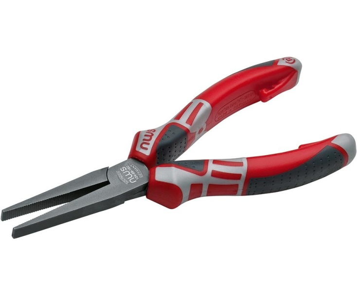 Плоскогубцы удлиненные 160 мм NWS 124-69-160 с покрытием TitanFinish и рукоятками SoftGripp
