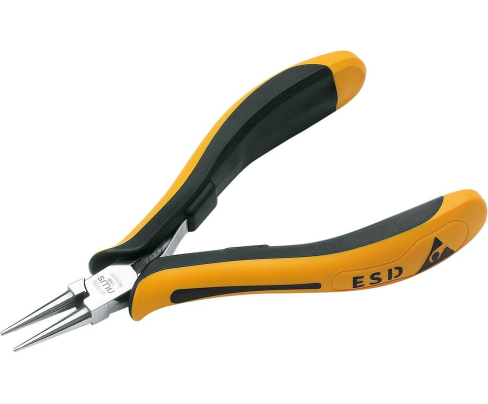 Круглогубцы ESD для электроники 120 мм NWS 126B-79-ESD-120 с многокомпонентным ESD покрытием