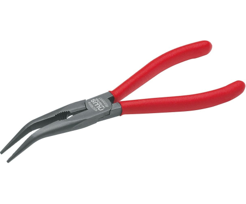 Длинногубцы радиомонтажника 170 мм NWS 141-62-170  с обливными рукоятками и покрытием TitanFinish