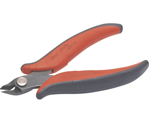 Бокорезы для электроники 128 мм с усиленной кромкой NWS 2202-128 с изогнутыми на 21° лезвиями