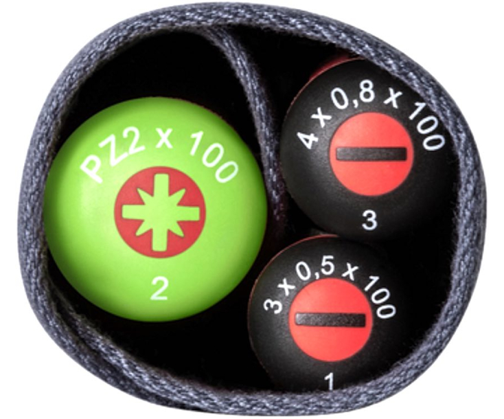 Набор диэлектрических отверток SwissGrip SL PZ PB Swiss Tools PB 5543 SU GY 6 шт.