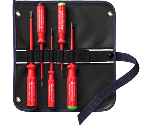 Набор диэлектрических отверток SL PZ PB Swiss Tools PB 5543 SU SL GY 5 шт.