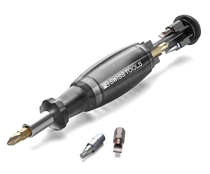 Универсальный магазинный держатель бит C6,3 1/4" Insider SL PH TX Multicraft PB Swiss Tools PB 6464.Black