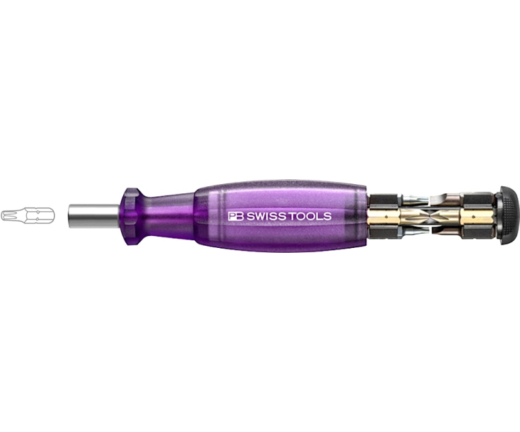 Универсальный магазинный держатель бит C6,3 1/4" Insider SL PH TX Multicraft PB Swiss Tools PB 6464.Purple