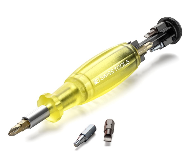 Универсальный магазинный держатель бит C6,3 1/4" Insider SL PH TX Multicraft PB Swiss Tools PB 6464.Yellow