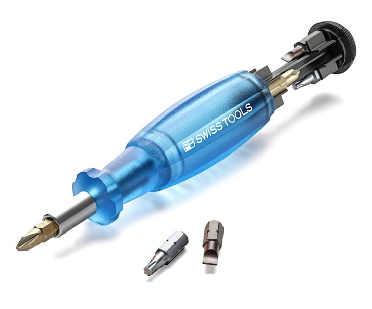Универсальный магазинный держатель бит C6,3 1/4" Insider SL PH TX Multicraft PB Swiss Tools PB 6464.Blue