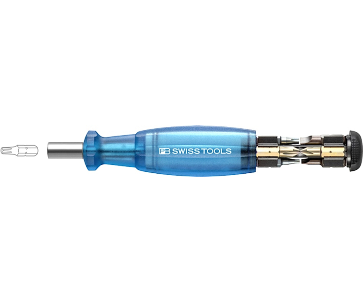 Универсальный магазинный держатель бит C6,3 1/4" Insider SL PH TX Multicraft PB Swiss Tools PB 6464.Blue