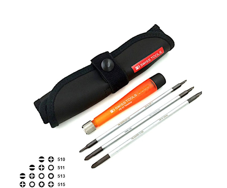 Набор с комбинированными жалами SL PH PZ TX HEX PB Swiss Tools PB 8515. 25 пр.
