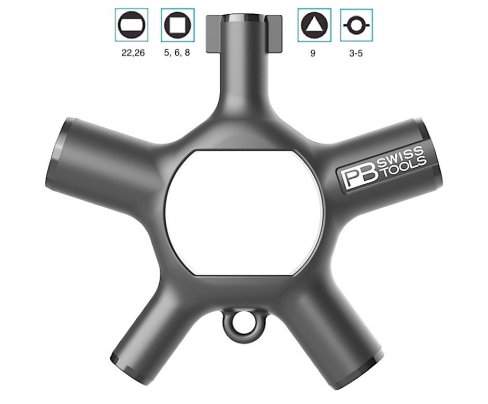 Ключ для распредшкафов PB Swiss Tools PB 900.V02