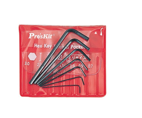 Набор штифтовых ключей HEX ProsKit 8PK-022