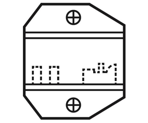 Сменная матрица для обжима коннекторов 6P2C/RJ11-RJ12 ProsKit 1PK-3003D12