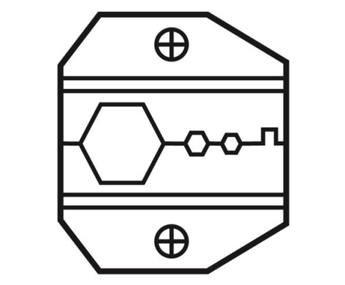 Матрица для обжима N-серии и RG-8/11 ProsKit 1PK-3003D6