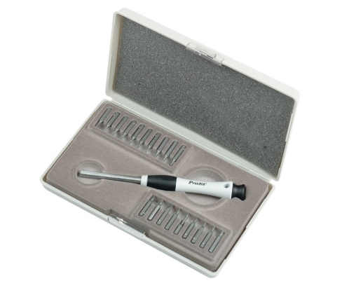 Прецизионная отвертка с битами ProsKit 8PK-SD001N