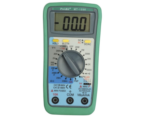 Мультиметр цифровой ProsKit MT-1250