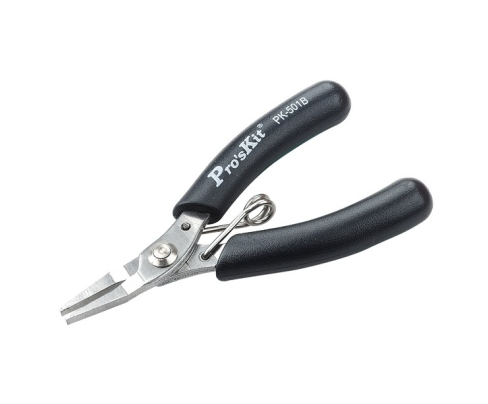Микроплоскогубцы нерж. прециз. антистатик ProsKit 1PK-501B