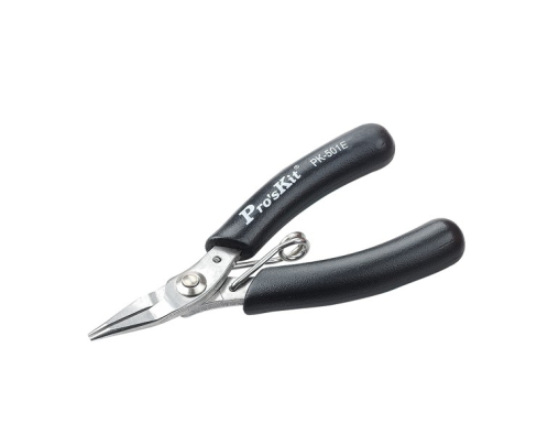 Микродлинногубцы нерж. прециз. антистатик ProsKit 1PK-501E