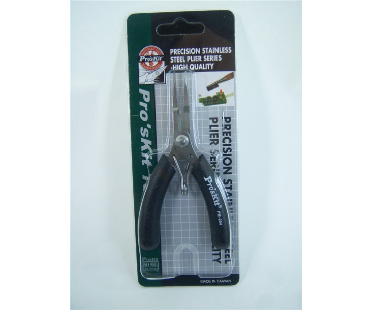 Минидлинногубцы-кусачки прямые ProsKit PM-254