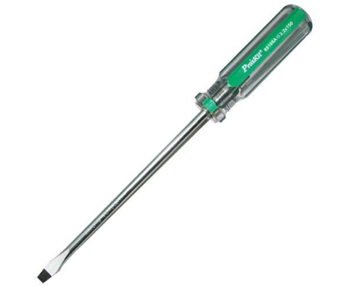 Отвертка шлицевая прециз. ProsKit 89106A 3.2x150
