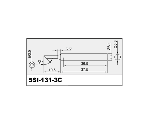 Жало для паяльника SI-131 Proskit 5SI-131-3C