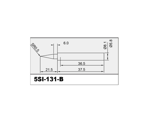 Жало острое для паяльника SI-131 Proskit 5SI-131-B