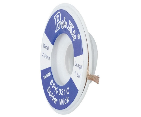 Оплетка для удаления припоя ProsKit 8PK-031C