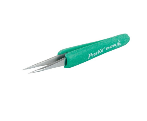 Пинцет остроконечный антистатический ProsKit TZ-225N