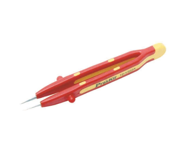 Пинцет прямой диэлектрический ProsKit TZ-V302A