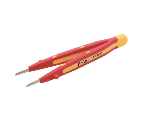 Пинцет с широкими концами диэлектрический ProsKit TZ-V302D